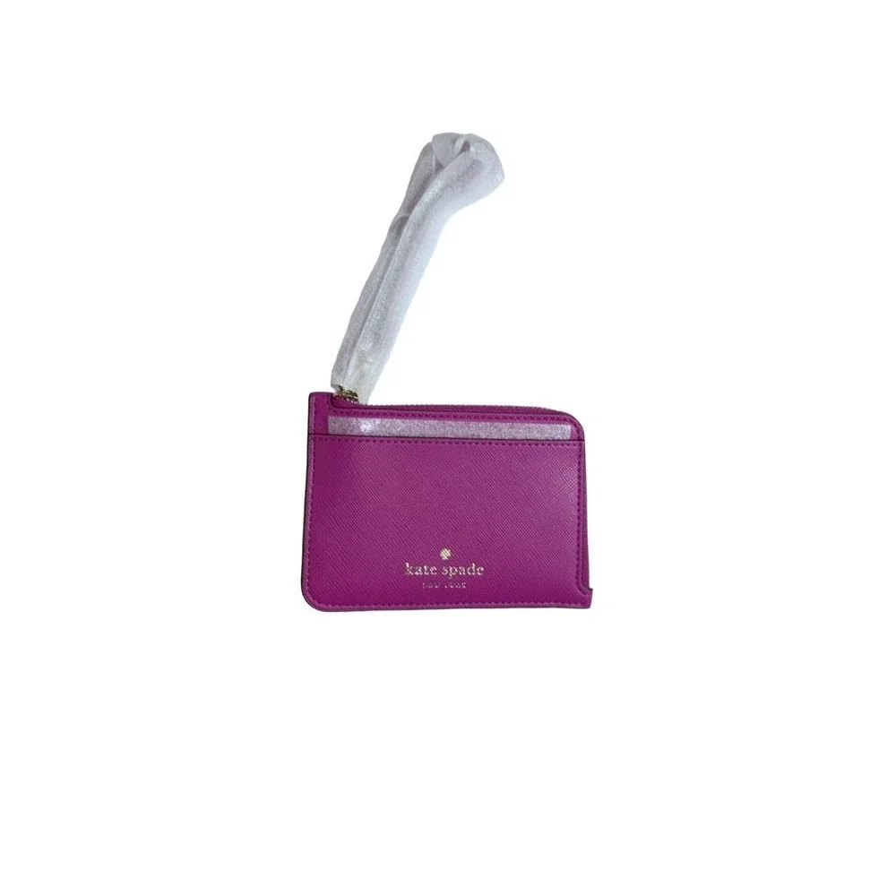 Kate Spade Schuyler Small Card Holder Wristlet in Pink – NWT